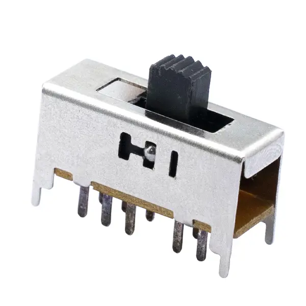 Switch With Sliding Action For Electronic Equipment