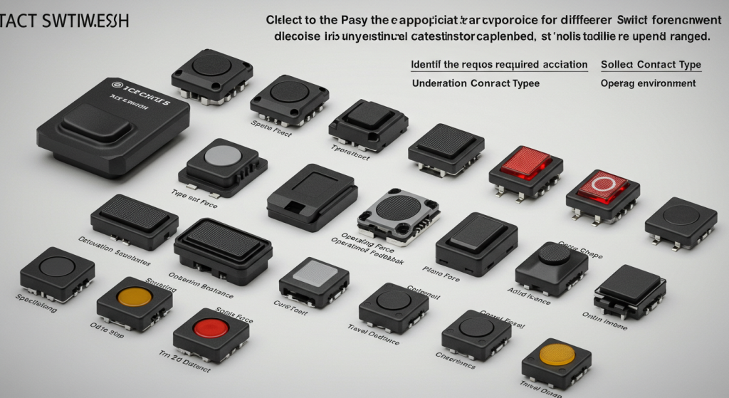 how do you choose the right type of tact switch