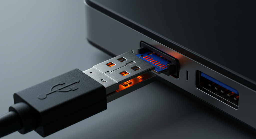 how does a USB connector work?