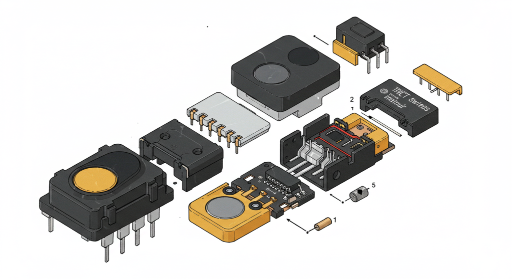 how does contact resistance affect the performance of a tact switch