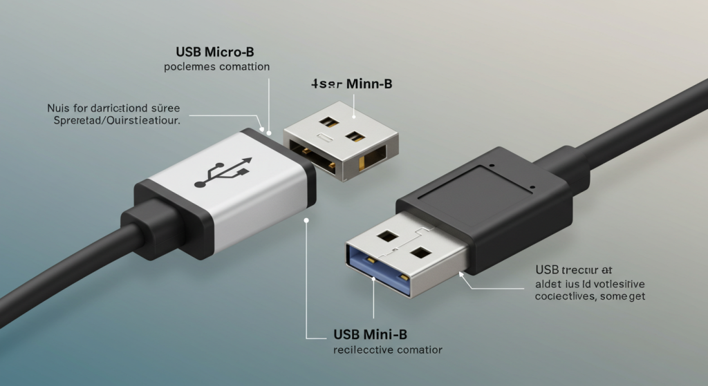 what are the USB micro and USB mini connectors
