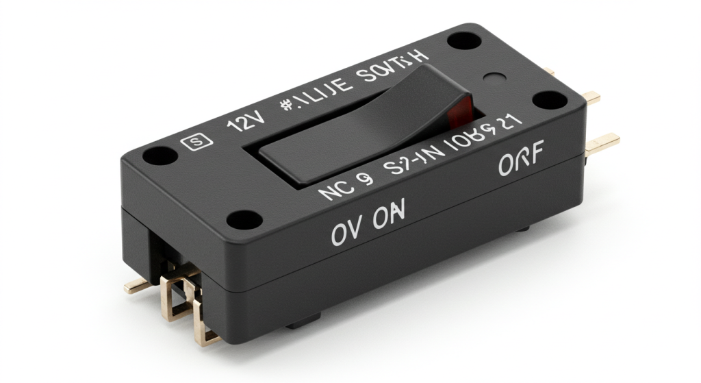 12 V slide switch