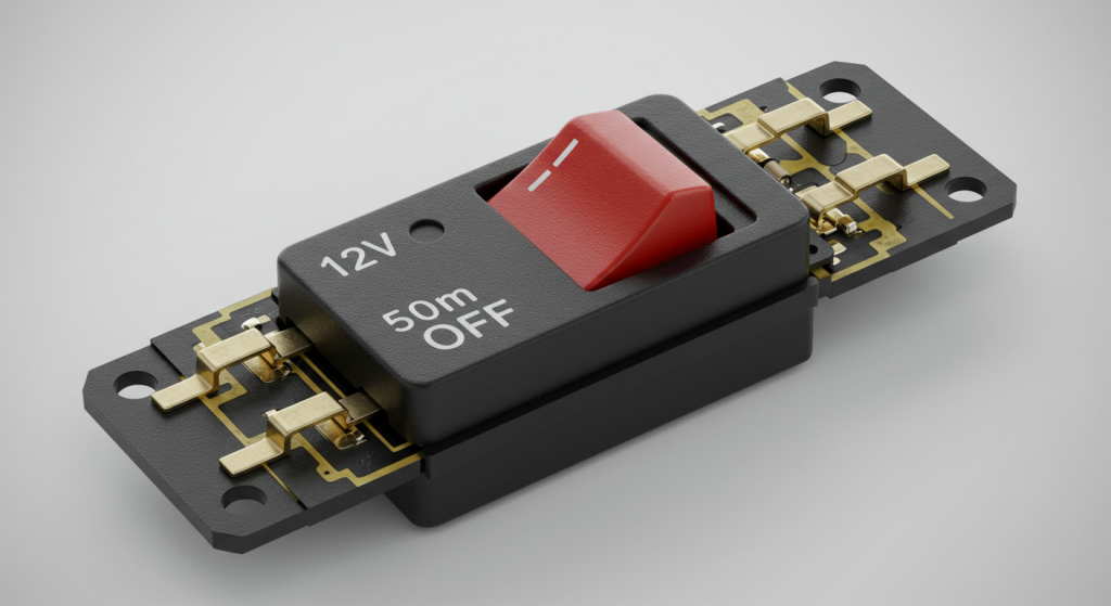 communication device slide switch 12 V 50 mA