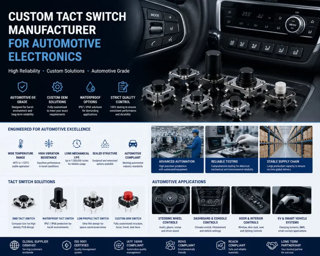 Custom Tact Switch Manufacturer