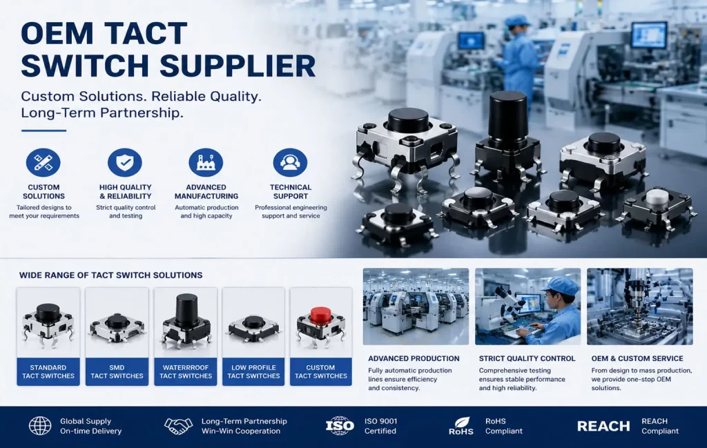 OEM Tact Switch Supplier