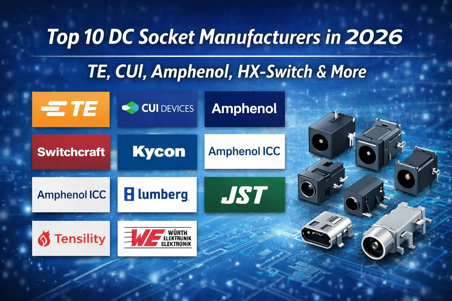 Top 10 DC Socket Manufacturers